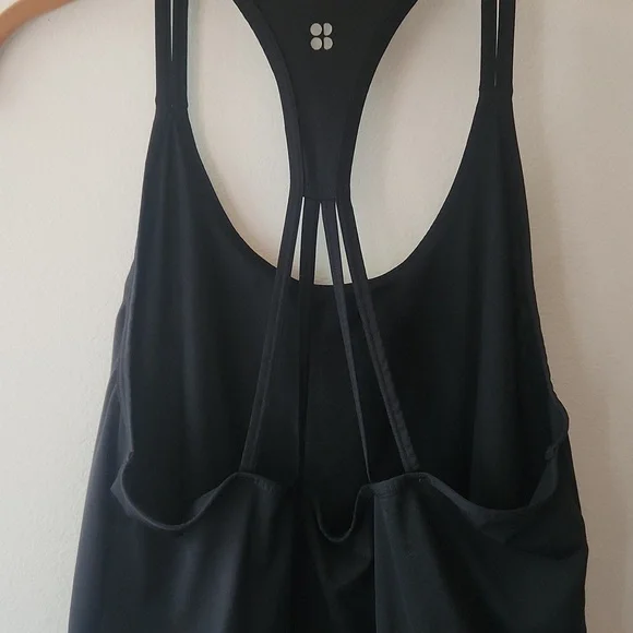 Sweaty Betty Black Racerback Work Out Tank Top, Size M - Picture 5 of 8